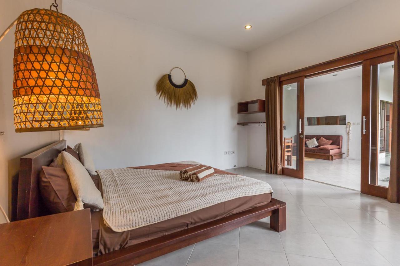 Charming Ricefield view 3 bedrooms villa Canggu Buitenkant foto