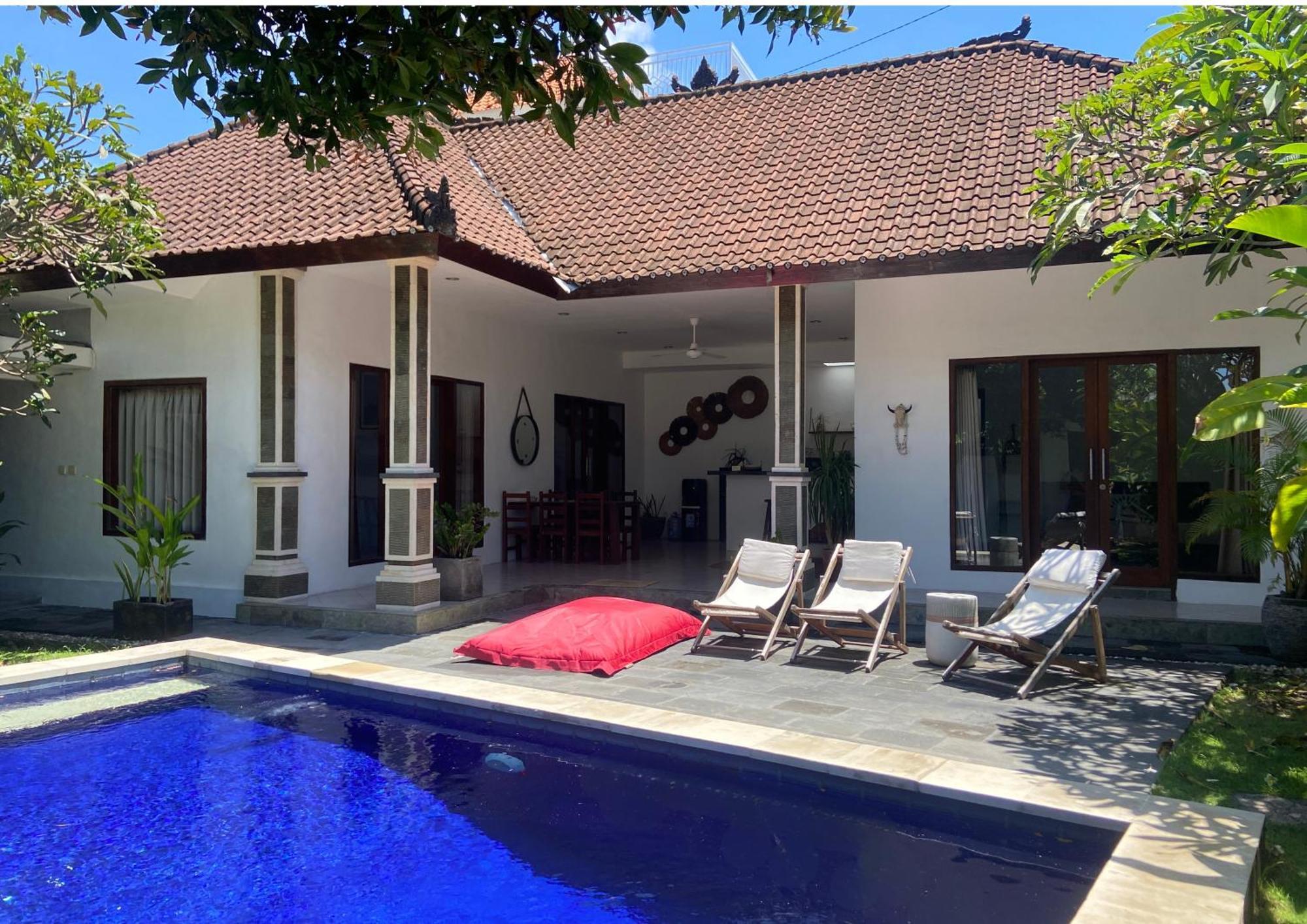 Charming Ricefield view 3 bedrooms villa Canggu Buitenkant foto